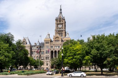 Salt Lake City ve County Binası Salt Lake City, Utah, ABD - 28 Haziran 2023. Salt Lake City and County Building (Şehir-Şehir Binası), ABD 'nin başkentidir..