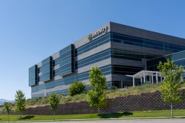 Ancestry headquarters in Lehi, Utah, USA, June 25, 2023. Ancestry.com LLC is an American genealogy company clipart