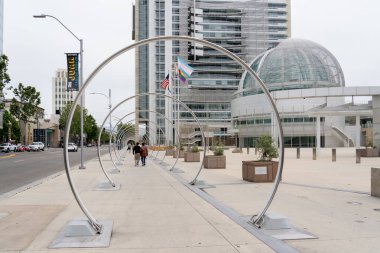 San Jose Belediye Binası, Kaliforniya, Kanada - 10 Haziran 2023. Belediye binası, San Jose belediyesinin merkezidir.