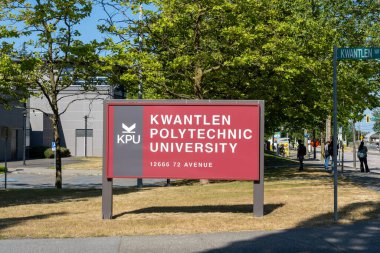 Kwantlen Politeknik Üniversitesi, Surrey, British Columbia, Kanada, 9 Temmuz 2023. Kwantlen Politeknik Üniversitesi kamuya açık bir politeknik üniversitedir..