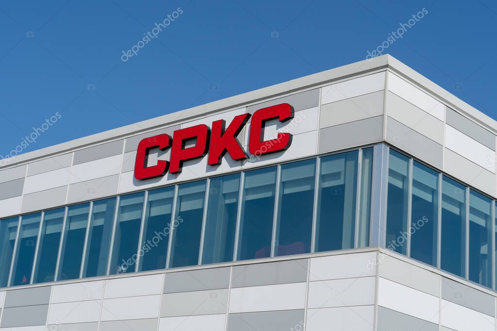 CPKC global headquarters in Calgary, Alberta, Canada on July 4, 2023. Canadian Pacific Kansas City Limited (CPKC) is a Class I railroad in North America.