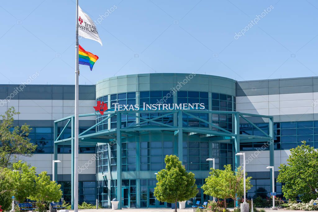 Texas Instruments office building in Lehi City, Utah, USA, June 25, 2023. Texas Instruments Incorporated (TI) is an American technology company.