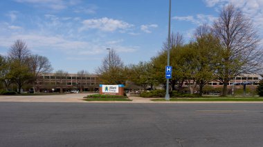 Alliant Enerji Merkezi, Madison, Wisconsin, ABD, 4 Mayıs 2023. Alliant Enerji bir kamu hizmetleri holding şirketidir..