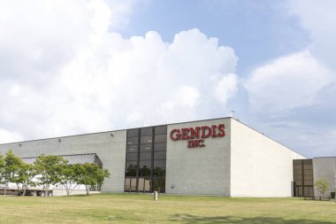 Winnipeg, Manitoba, Canada - July 19, 2023: Gendis headquarters in Winnipeg, Manitoba, Canada. clipart