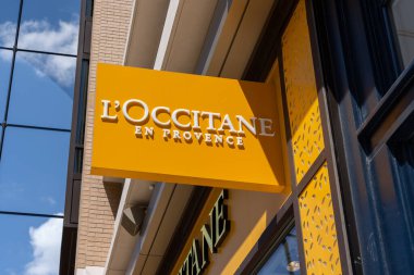 L 'Occitane mağazası 11 Mayıs 2023' te Salt Lake City, Utah, ABD 'deki City Creek Center' da. L 'Occitane uluslararası bir vücut, yüz, parfüm ve ev ürünleri perakendecisi..