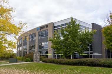 Stittsville, Ottawa, Ontario, Kanada - 15 Ekim 2023: DNA Genotek merkezi Stittsville, Ottawa, Ontario, Kanada. DNA Genotek bir biyoteknoloji şirketidir..