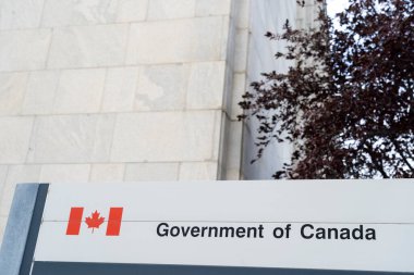 Ottawa, On, Kanada - 15 Ekim 2023: Kanada Hükümeti Ottawa, On, Kanada. 
