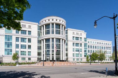 Scott M. Matheson Adliyesi Salt Lake City, Utah, ABD - 11 Mayıs 2023. Scott M. Matheson Adliyesi en büyük eyalet mahkemesidir..