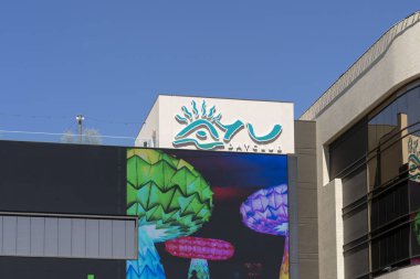 Las Vegas, NV, ABD - 30 Mayıs 2023: AYU DAYCLUB Las Vegas, NV, ABD Resorts World Hotel 'de.