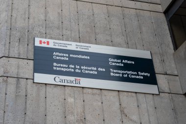 Ottawa, On, Kanada - 15 Ekim 2023: Kanada Hükümeti Ottawa, On, Kanada. 