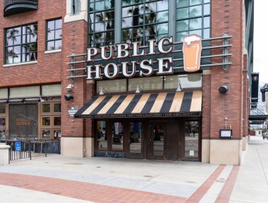 San Francisco, CA, ABD - 6 Haziran 2023: Willie Mays Plz, San Francisco, CA, ABD.