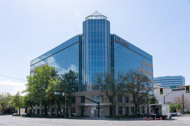 The Boyer Company headquarters in Salt Lake City, Utah, USA - May 11, 2023. The Boyer Company is an American commercial real estate developer.