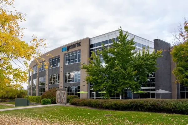 Stittsville, Ottawa, Ontario, Kanada - 15 Ekim 2023: DNA Genotek merkezi Stittsville, Ottawa, Ontario, Kanada. DNA Genotek bir biyoteknoloji şirketidir..