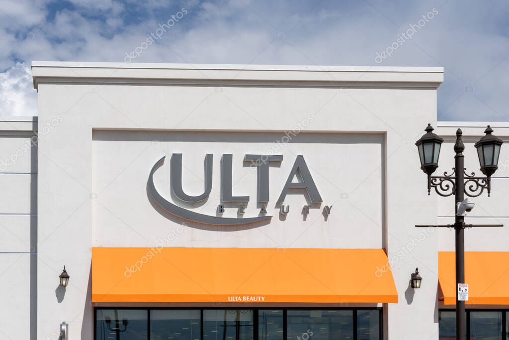 Ulta store sign on the building in Salt Lake City, Utah, USA, May 15th, 2023: Ulta Beauty is an American chain of beauty stores