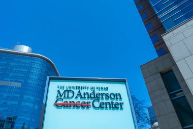 Houston, Teksas, ABD - 3 Nisan 2024: MD Anderson Charles A. LeMaistre Klinik Binası Houston, Teksas, ABD.