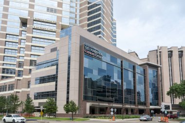 Houston, Teksas, ABD - 7 Nisan 2024: Texas MD Anderson Kanser Merkezi Houston, Teksas, ABD 'deki en büyük kanser merkezi.