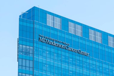 Houston, Teksas, ABD - 3 Nisan 2024: MD Anderson Kanser Merkezi Houston, Teksas, ABD.