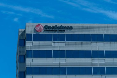Houston, Teksas, ABD - 13 Nisan 2024 OneSubsea bir Schlumberger şirketi, denizaltı petrol ve doğalgaz pazarı için denizaltı tedarikçisi..