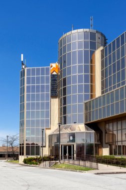 Vaughan, Ontario, Kanada - 23 Mayıs 2020: Buttcon Limited genel merkezi, Vaughan, Ontario, Kanada 'daki ofis binası. Buttcon Limited, Kanadalı General Contractor 'ın sahibi olduğu% 100 çalışan..