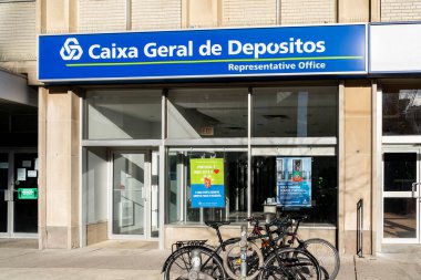 Caixa Geral De Depositos Temsilcilik Bürosu, 13 Ekim 2020 tarihinde Kanada 'nın Toronto kentinde görülmüştür. Caixa Geral de Depsitos CGD Portekiz' nin devlet bankacılık şirketidir..
