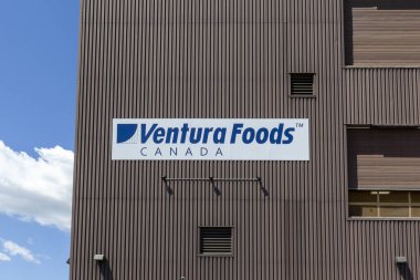 Etobicoke, Toronto, Kanada - 6 Haziran 2020: Etobicoke, Toronto, Kanada 'daki binada Ventura Gıda Kanada imzası. Ventura Gıda, LLC gıda ürünleri üreten ve pazarlayan bir Amerikan şirketidir..