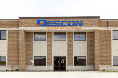 Newmarket, Ontario, Kanada - 23 Mayıs 2020: Newmarket, Ontario, Kanada 'daki Descon Integrated Conveyor Solutions merkez ofisi.