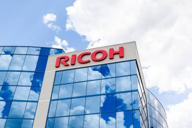 Mississauga, Ontario, Kanada - 6 Haziran 2020: Ricoh Canada 'nın Mississauga' daki Şirket Genel Merkezi. Ricoh Company, Ltd. bir Japon görüntüleme ve elektronik şirketidir..