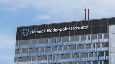 Toronto, ON, Kanada - 17 Eylül 2024: Hennick Bridgepoint Hastanesi, Toronto, On, Kanada.