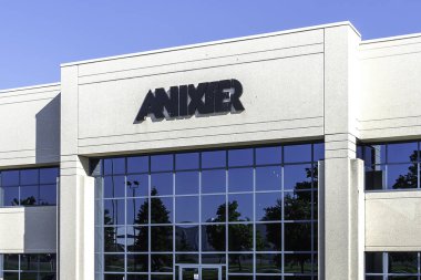 Vaughan, Ontario, Kanada - 11 Haziran 2019: Vaughan, Ontario, Kanada 'daki Anixter ofis binası. Anixter International, ABD 'li bir şirkettir..