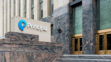 6 Mayıs 2023 'te Des Moines, Iowa, ABD' deki Finansal Grup Müdürü. Principal Financial Group, Amerikan küresel yatırım yönetimi ve sigorta şirketidir..