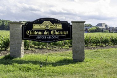 The Niagara-on- the- lake, Ontario, Canada- June 29, 2019: Chateau des Charmes Winery in Niagara-on- the- lake, Ontario, Canada. clipart