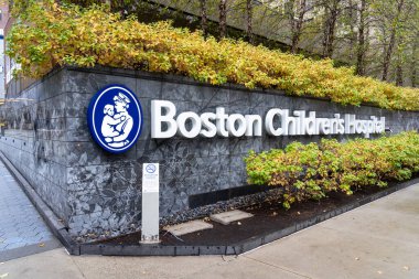Boston, Massachusetts, ABD 'deki çocuk hastanesinin yer işareti 9 Kasım 2023.