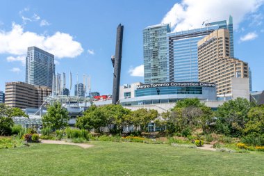 Toronto, Canada - July 31, 2019: Metro Toronto Convention Centre in Toronto, Canada in Toronto, Canada. clipart