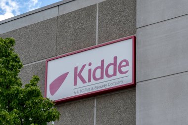 Vaughan, Ontario, Kanada - 11 Haziran 2019: Vaughan, Ontario, Kanada 'daki merkez ofiste Kidde Canada Inc. Kidde, merkezi ABD 'de bulunan dünyanın en büyük yangın güvenlik ürünleri üreticisi..