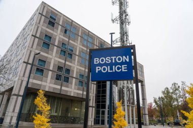 Boston Emniyet Müdürlüğü Merkezi, Boston, Massachusetts, ABD, 9 Kasım 2023.