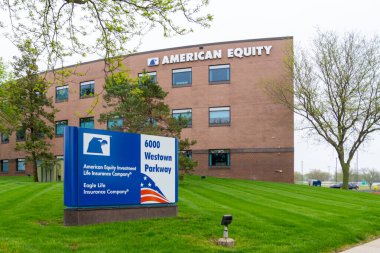 West Des Moines, Iowa, ABD-6 Mayıs 2023: American Equity Investment Life Insurance Company merkezi West Des Moines, Iowa, ABD