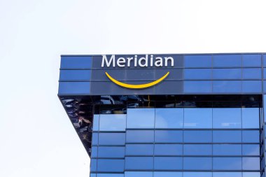 St. Catharines, Ontario, Kanada - 11 Eylül 2019: St. Catharines, Ontario, Kanada 'daki şirket ofisinde Meridian Kredi Birliği Ltd. Meridian Kredi Birliği, Kanadalı bir kredi birliği..