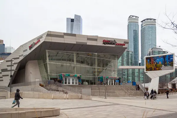 Toronto Ontario 'daki CN Kulesi' nin eteklerinde.