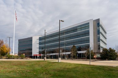 DuPont 'un merkezi Wilmington, Delaware, ABD' de, 5 Kasım 2023. DuPont, çok uluslu bir kimya şirketidir..