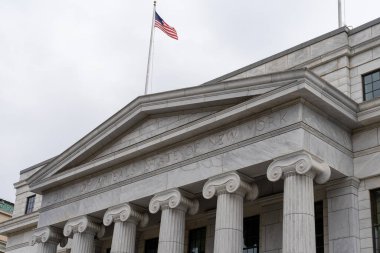 New York Eyalet Temyiz Mahkemesi binası 12 Kasım 2023 'te Albany, New York, ABD' de.. 
