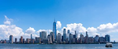 New Jersey 'den Manhattan' a şehir manzarası