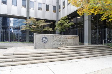 Philadelphia 1. Parkway ofis binası, 1515 Arch Caddesi, Philadelphia, PA, ABD, 4 Kasım 2023.