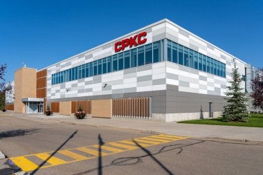 CPKC genel merkezi Calgary, Alberta, Kanada 'da 4 Temmuz 2023