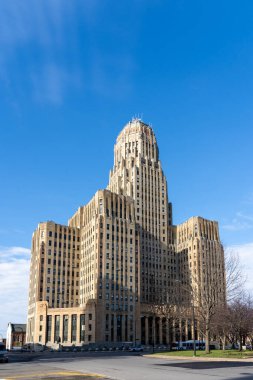 Buffalo City Hall, Buffalo, New York, ABD, 8 Aralık 2023. Buffalo, ABD 'nin New York eyaletinde yer alan bir şehirdir..