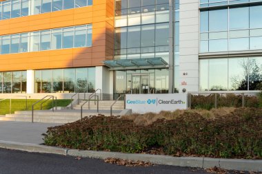 GeoBlue ve CleanEarth ofisi Prusya Birinci Bulvar Kralı 933, PA, ABD 'deki ofis binasında 5 Kasım 2023.