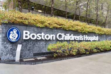 Boston, Massachusetts, ABD 'deki Boston Çocuk Hastanesi' nin yer işareti 9 Kasım 2023.