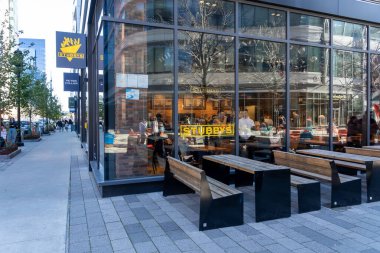 Boston, MA, ABD - 11 Kasım 2023: Boston, MA, ABD 'deki Stubbys Restoranı.