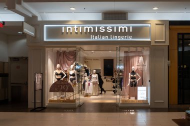 Natick AVM 'deki Intimissimi mağazası, Natick, Massachusetts, ABD, 9 Kasım 2023. Intimissimi bir İtalyan giyim markasıdır..