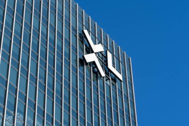 Hartford, CT, ABD 'deki Constitution Plaza' daki XL Resurance America Inc office, 8 Kasım 2023. XL Resurance America Inc. bir sigorta şirketi olarak çalışıyor..