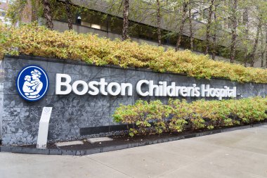 Boston, Massachusetts, ABD 'deki Boston Çocuk Hastanesi' nin yer işareti 9 Kasım 2023.